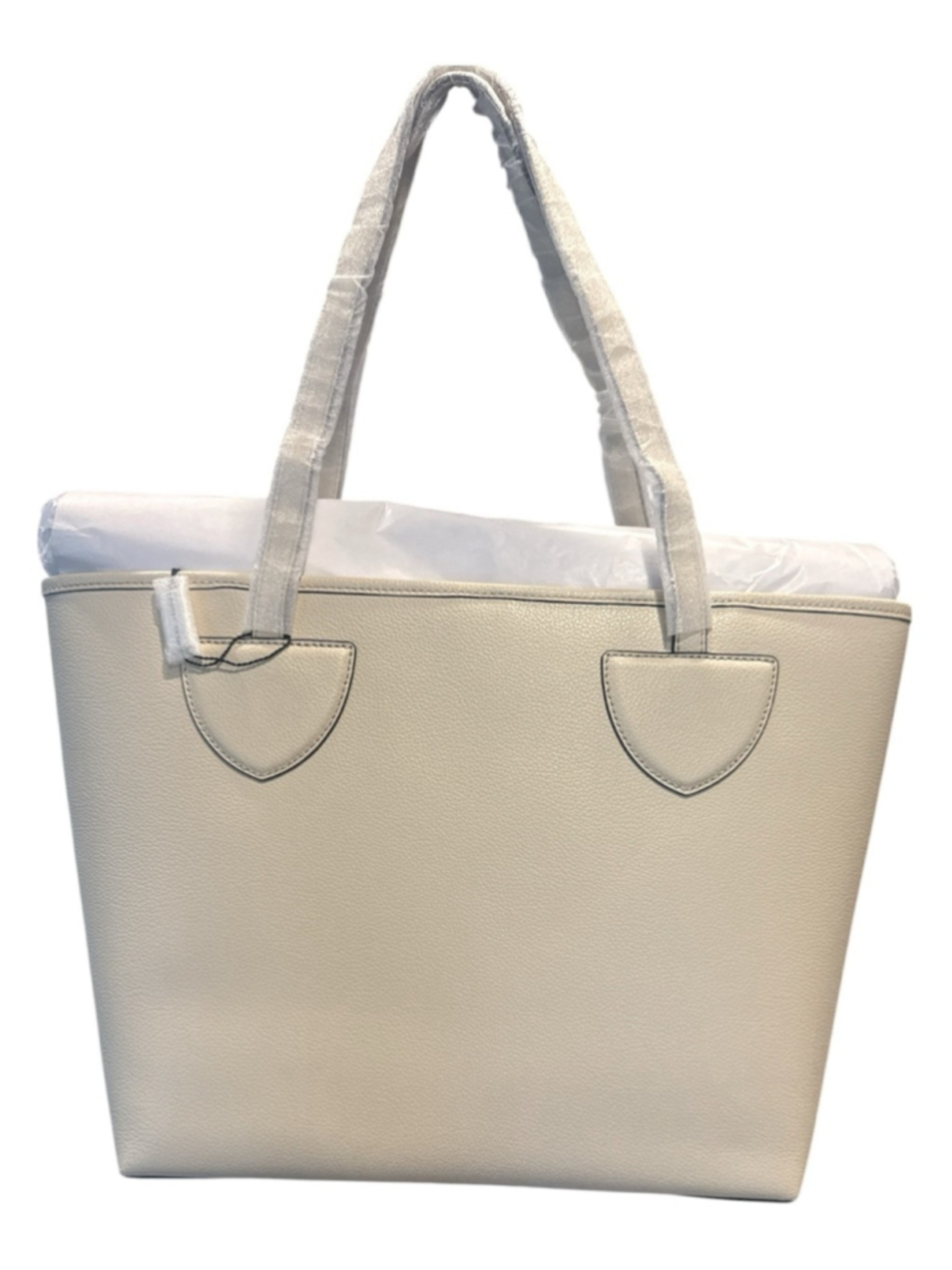 Marc Jacobs On Your Marc Leather Tote, Marshmallow - Picture 9 of 16
